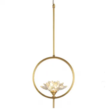 Подвесной светильник Хрустальный Цветок Лотоса Lotus flower Clear Glass pendant lamp B Подвесной светильник Хрустальный Цветок Лотоса Lotus flower Clear Glass pendant lamp B