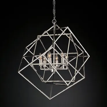 Подвесная люстра Restoration Hardware Caged Cubist Pendant Подвесная люстра Restoration Hardware Caged Cubist Pendant