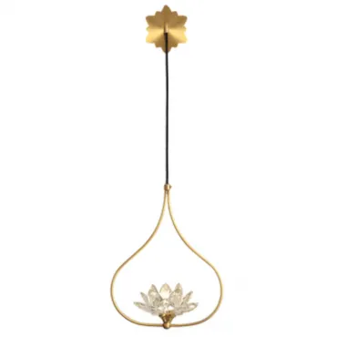 Бра Хрустальный Цветок Лотоса Lotus flower Wall Clear Glass B Бра Хрустальный Цветок Лотоса Lotus flower Wall Clear Glass B