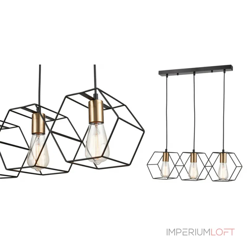 Люстра Loft Wire Cage Pendant 3 от ImperiumLoft