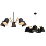 Люстра на штанге Woodland Pendant 5 Black