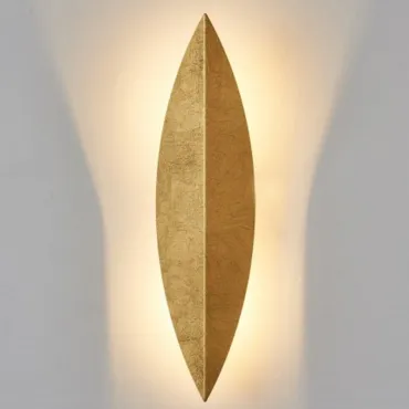 Art Deco Leaf Wall Lamp Gold Art Deco Leaf Wall Lamp Gold
