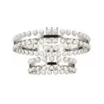 Люстра на штанге Sacramento Transparent Balls Two Circle Chandelier 