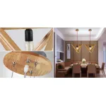 Подвесной светильник Tetraedr Woody от ImperiumLoft