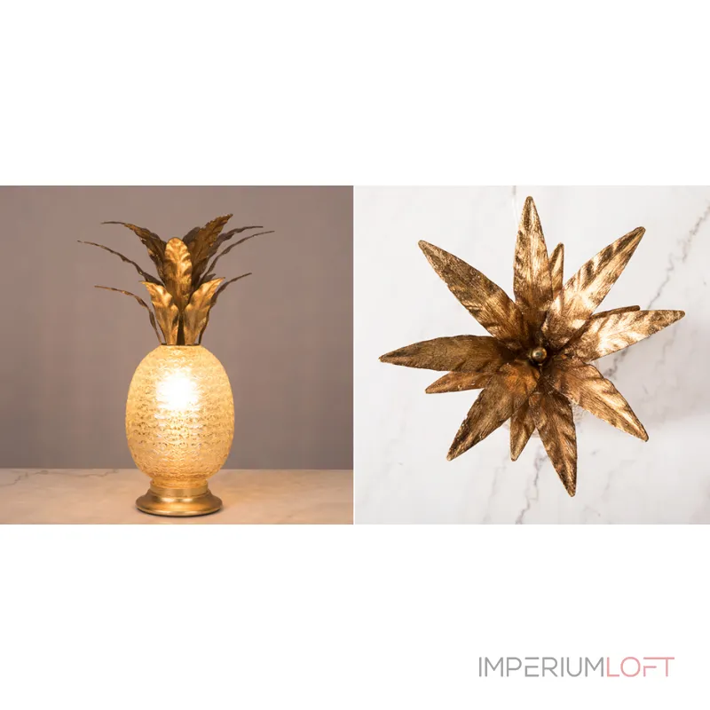 Настольная лампа Pineapple glass от ImperiumLoft