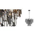 Подвесная люстра Darkness Chandelier three cascades