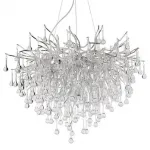 Подвесная люстра Droplet Chandelier Silver 80