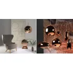 Подвесной светильник Tom Dixon Copper Wide Pendant Lamp D25
