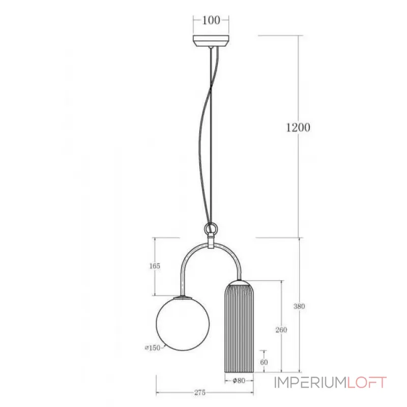 Люстра Merino Chandelier от ImperiumLoft