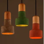 Подвесной светильник Art Concrete Wooden Cope от ImperiumLoft