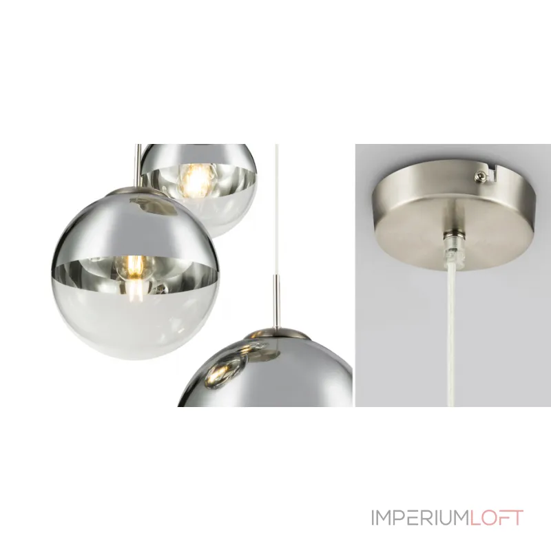 Светильник подвесной Mirror Ball Silver 1 плафон от ImperiumLoft Светильник подвесной Mirror Ball Silver 1 плафон от ImperiumLoft
