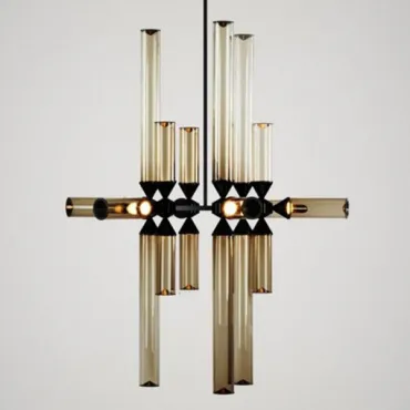 Люстра на штанге Castle 18-03 Black and Smoke designed Люстра на штанге Castle 18-03 Black and Smoke designed