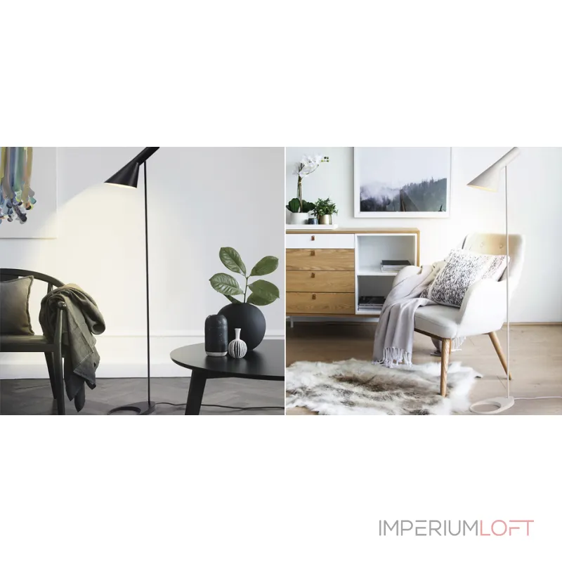 Торшер AJ Floor Lamp Black designed by Arne Jacobsen от ImperiumLoft Торшер AJ Floor Lamp Black designed by Arne Jacobsen от ImperiumLoft