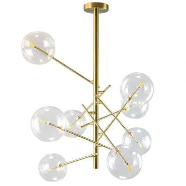 Люстра на штанге Gallotti & Radice Bolle Рanging Lamp 8 плафонов