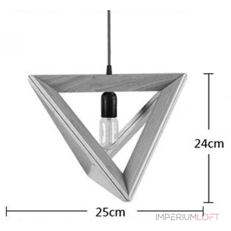 Подвесной светильник Tetraedr Woody от ImperiumLoft