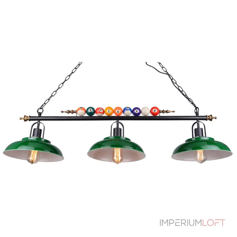 Светильник для бильярда Billiards Light Line 3 от ImperiumLoft