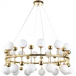 Подвесная люстра Milk Bubble Ring Chandelier