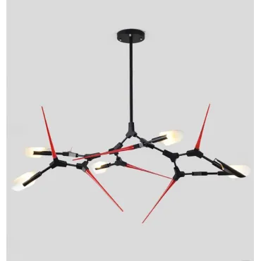 Люстра на штанге Red Spikes Chandelier 6 Люстра на штанге Red Spikes Chandelier 6
