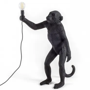 Настольная лампа SELETTI MONKEY LAMP STANDING VERSION Чёрный Настольная лампа SELETTI MONKEY LAMP STANDING VERSION Чёрный
