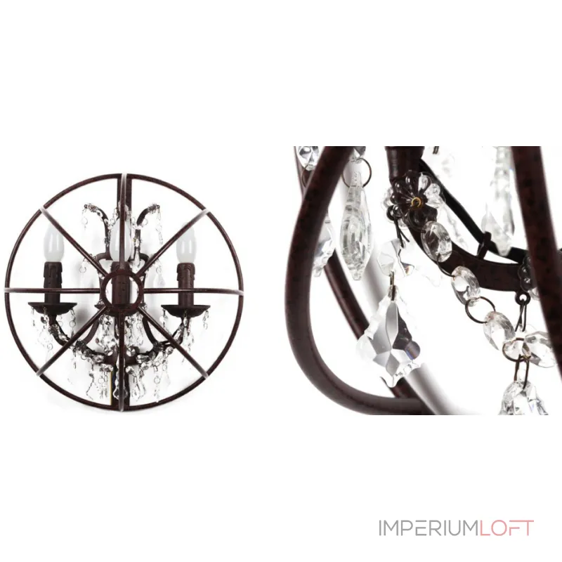 Настенный светильник Foucault's Orb Crystal Wall от ImperiumLoft