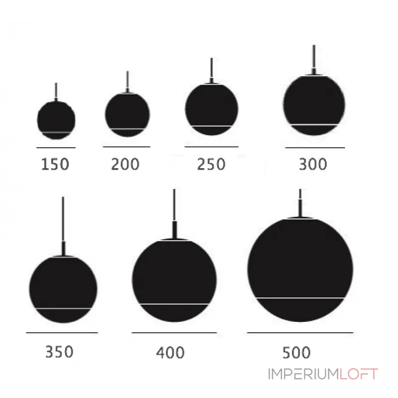Подвесной светильник Mirror Ball D35 от ImperiumLoft