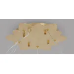 Подвесная хрустальная люстра Lotus flower Clear Glass lamp 15