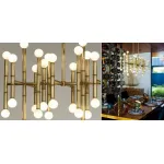 Люстра на штанге Meurice Rectangular Chandelier Jonathan Adler