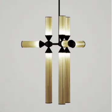 Люстра на штанге Castle 9-02 Black and Milk Люстра на штанге Castle 9-02 Black and Milk