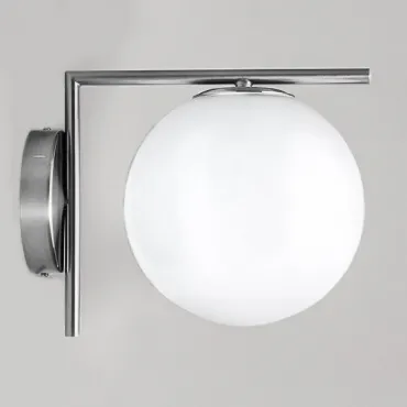 Бра IC Lighting Flos white ball IC C/W Chrome