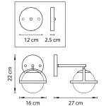 Бра Balls in Cap Sconces от ImperiumLoft