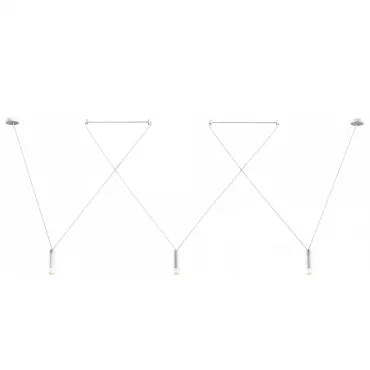 Wireflow LED White Suspension lam 3 патрона