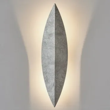 Art Deco Leaf Wall Lamp Silver Art Deco Leaf Wall Lamp Silver
