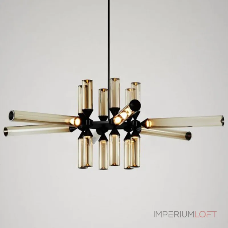 Люстра на штанге Castle 18-01 Black and Smoke Люстра на штанге Castle 18-01 Black and Smoke