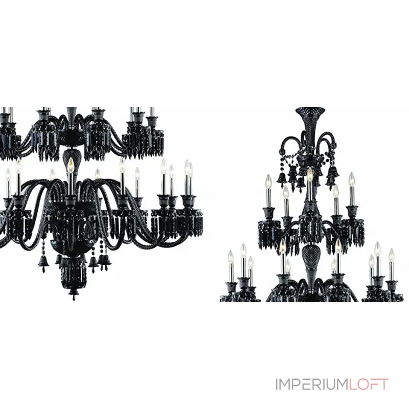 Подвесная люстра BACCARAT Zenith Midnight Chandelier 35
