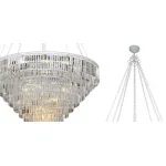 Подвесная люстра ODEON CLEAR GLASS 11-TIER D160