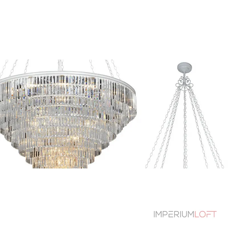 Подвесная люстра ODEON CLEAR GLASS 11-TIER D160