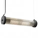 Подвесной светильник Glass TUBE Pendant Black от ImperiumLoft
