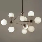 Люстра на штанге Modo Chandelier White Glass L10