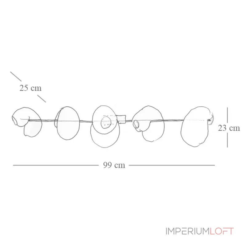 Бра White glass trap 5 Wall Lamp от ImperiumLoft Бра White glass trap 5 Wall Lamp от ImperiumLoft