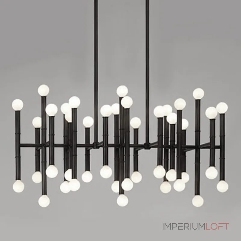 Люстра на штанге Meurice Rectangular Chandelier Jonathan Adler