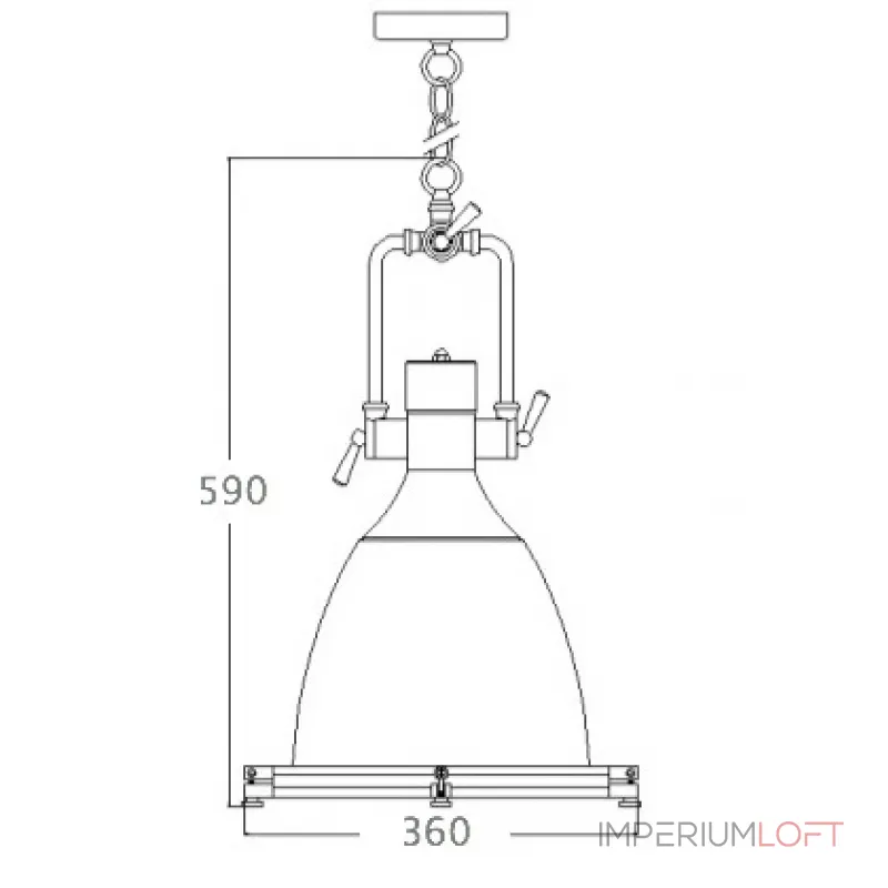 Светильник T1 Black Loft Steampunk Spotlight от ImperiumLoft