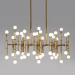 Люстра на штанге Meurice Rectangular Chandelier Jonathan Adler