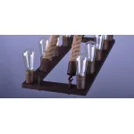 Подвесная люстра Square Mini 10 Loft Rope Light