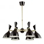 Люстра на штанге Duke Chandelier 6 black