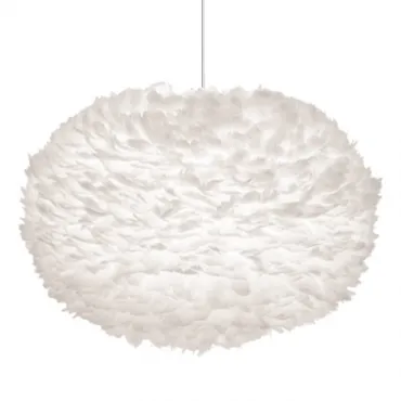 Люстра из перьев Plumage White