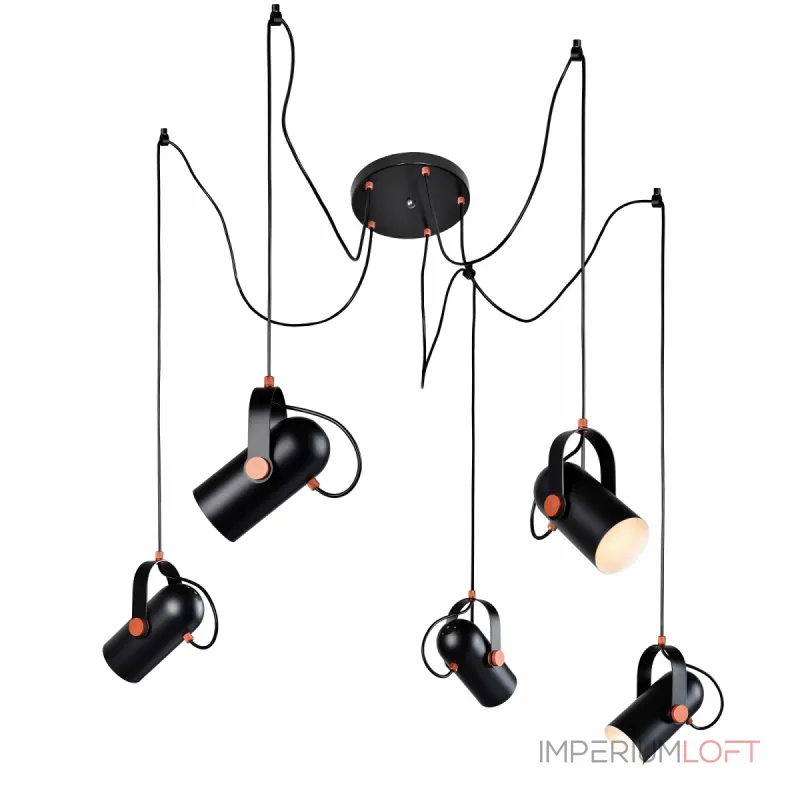 Подвесной светильник Tube Pendant Black от ImperiumLoft Подвесной светильник Tube Pendant Black от ImperiumLoft