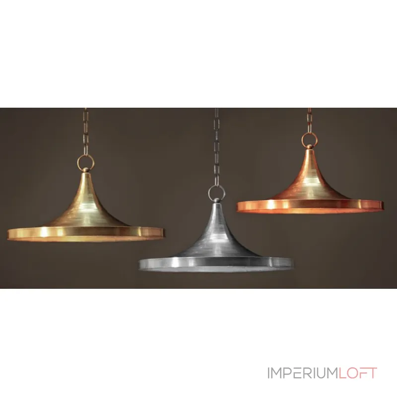 Подвесной светильник Copper Pendant Lamp Beat Light Wide от ImperiumLoft