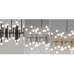 Люстра на штанге Meurice Rectangular Chandelier Jonathan Adler