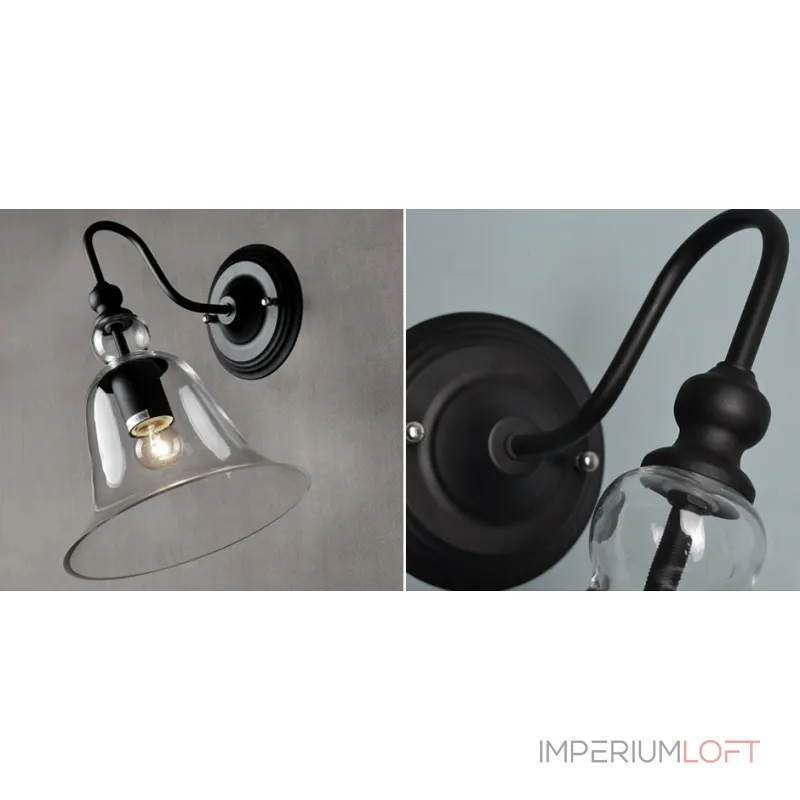 Бра Loft Glass bluebell от ImperiumLoft Бра Loft Glass bluebell от ImperiumLoft