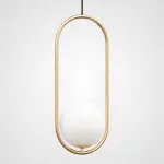 Подвесной светильник Matthew McCormick hoop 50 Gold MILA Pendant от ImperiumLoft